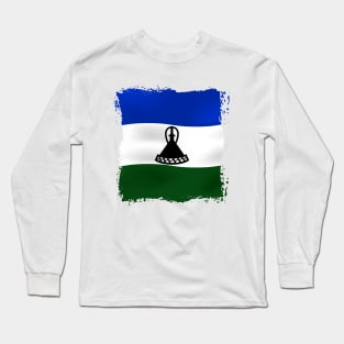 Lesotho Artwork Long Sleeve T-Shirt